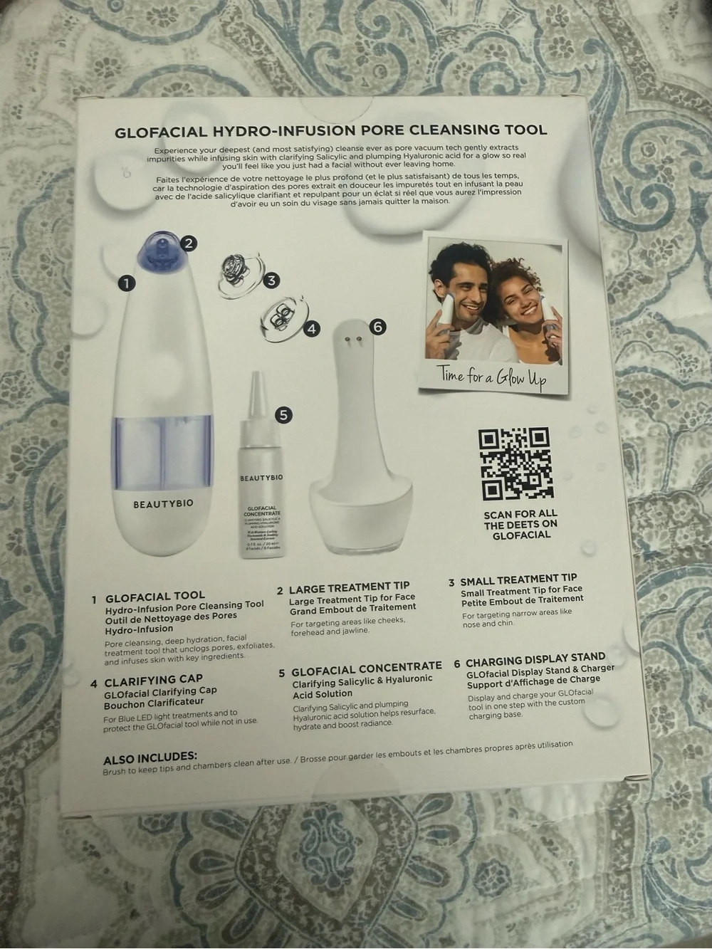 BEAUTYBIO White GloFacial Hydro-Infusion Pore Cleansing Tool